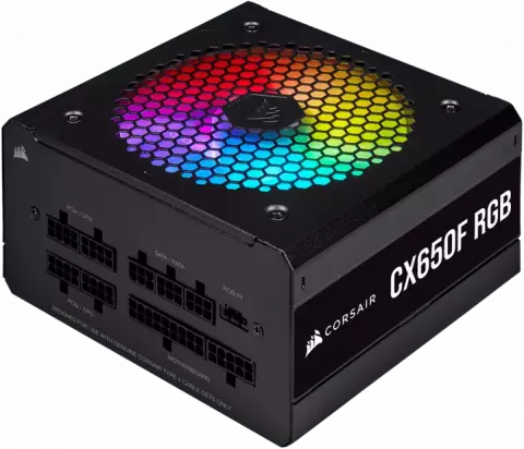پاور 650 وات Corsair مدل CX650F RGB 80Plus Bronze