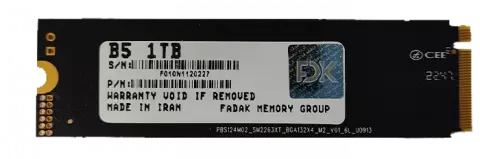 حافظه SSD اینترنال 1 ترابایت FDK مدل B5 SERIES NVMe M.2