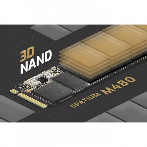 حافظه SSD اینترنال 1 ترابایت MSI مدل SPATIUM M480 NVME M.2
