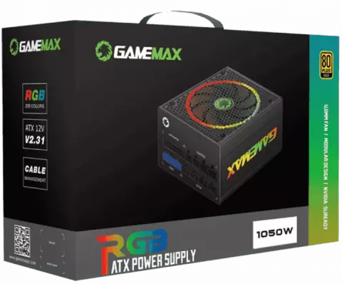 پاور 1050 وات GameMax مدل RGB-1050 80Plus Gold