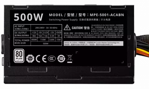 پاور 500 وات Cooler Master مدل ELITE 500 V4