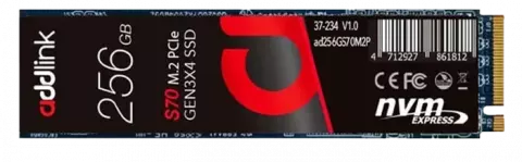 حافظه SSD اینترنال 256 گیگابایت Addlink مدل S70 Lite NVMe M.2