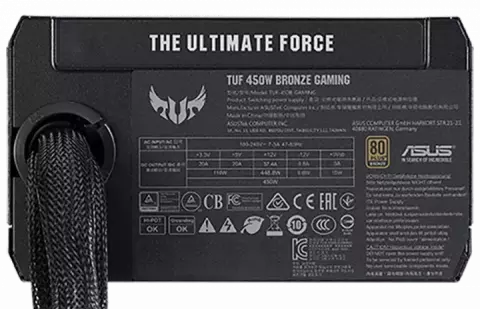 پاور 450 وات Asus مدل TUF GAMING 450B 80Plus Bronze