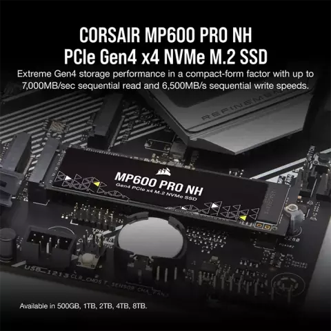 حافظه SSD اینترنال 500 گیگابایت Corsair مدل MP600 PRO NH NVMe M.2