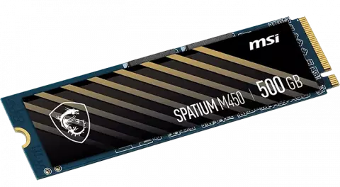 حافظه SSD اینترنال 500 گیگابایت MSI مدل SPATIUM M450 NVME M.2