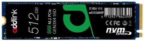 حافظه SSD اینترنال 512 گیگابایت Addlink مدل S68 NVMe M.2
