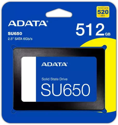 حافظه SSD اینترنال 512 گیگابایت Adata مدل SU650