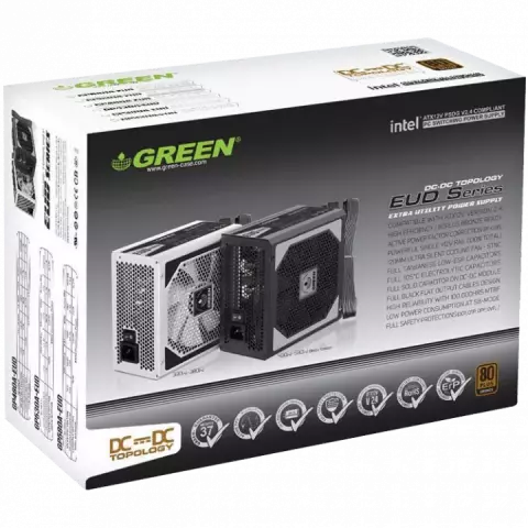 پاور 480 وات Green مدل GP480A-EUD 80Plus Bronze