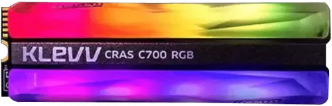 حافظه SSD اینترنال 480 گیگابایت KLEVV مدل CRAS C700 RGB NVMe M.2