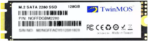 حافظه SSD اینترنال 128 گیگابایت TwinMOS M.2