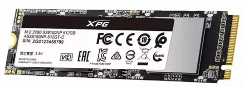 حافظه SSD اینترنال 2 ترابایت Adata مدل XPG SX8200 PRO NVMe M.2