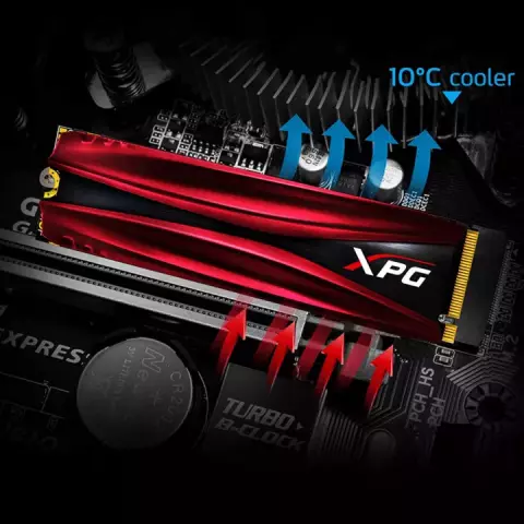 حافظه SSD اینترنال 256 گیگابایت Adata مدل XPG GAMMIX S11 PRO NVME M.2