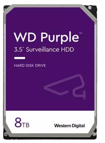 8TB WD PURPLE SURVEILLANCE WD82PURX SATA III 245MB MEHR HARD