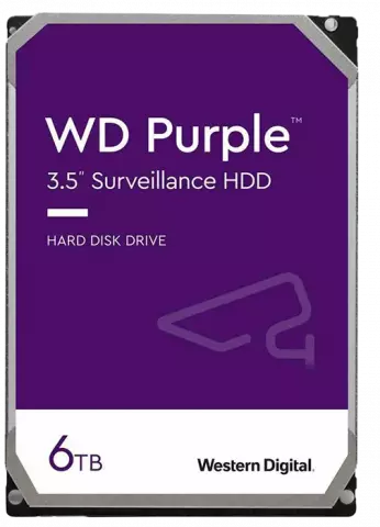 هارد اینترنال 6 ترابایت WD مدل Purple Surveillance WD62PURX