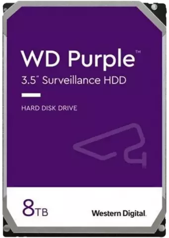 8TB WD PURPLE SURVEILLANCE WD84PURZ SATA III 128MB ASLI HARD