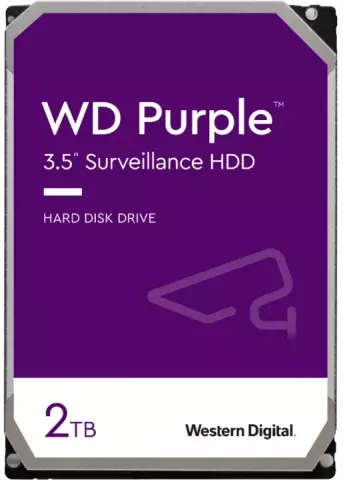 هارد اینترنال 2 ترابایت WD مدل Purple Surveillance WD22PURZ