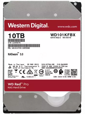 هارد اینترنال 10 ترابایت WD مدل Red Plus WD101EFBX