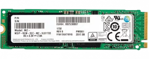 حافظه SSD اینترنال 128 گیگابایت Samsung مدل PM991 NVME M.2