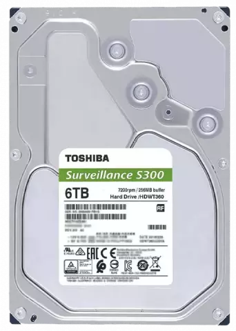 هارد دوربین مداربسته 6 ترابایت Toshiba مدل Surveillance S300 HDTW860