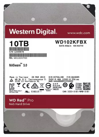 هارد اینترنال 10 ترابایت WD مدل Red Pro WD102KFBX 