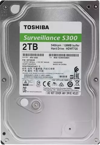 هارد اینترنال 2 ترابایت Toshiba مدل Surveillance S300 HDWT720 