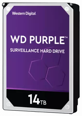 هارد اینترنال 14 ترابایت WD مدل PURPLE SURVEILLANCE WD140PURZ 