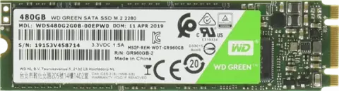 حافظه SSD اینترنال 480 گیگابایت WD مدل GREEN WDS480G2G0B M.2