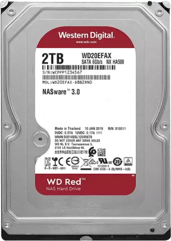 2TB WD RED WD20EFAX SATA III 256MB ALMAS HARD