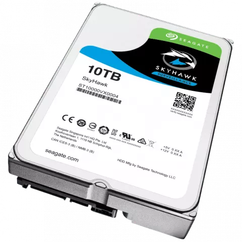 هارد اینترنال 10ترابایت Seagate مدل SURVEILLANCE SKYHAWK ST10000VX0004