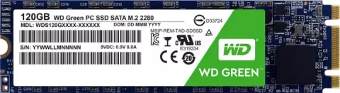 حافظه SSD اینترنال 120گیگابایت WD مدل GREEN WDS120G2G0B
