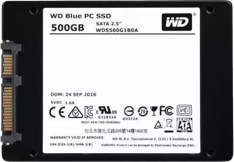 حافظه SSD اینترنال 500گیگابایت WD مدل BLUE WDS500G1B0A