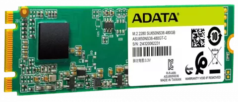 حافظه SSD اینترنال 480 گیگابایت Adata مدل ULTIMATE SU650 M.2