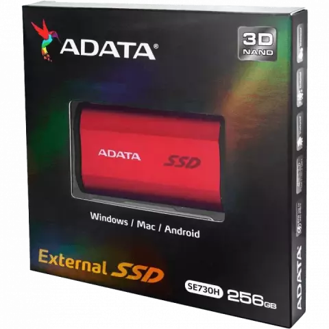 حافظه SSD اکسترنال 250گیگابایت Adata مدل SE730