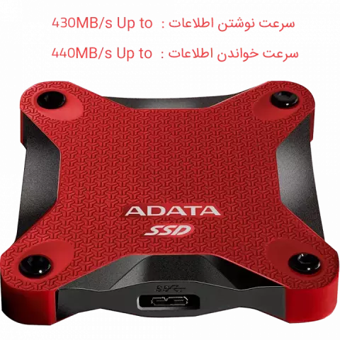 حافظه SSD اکسترنال 512گیگابایت Adata مدل SD600
