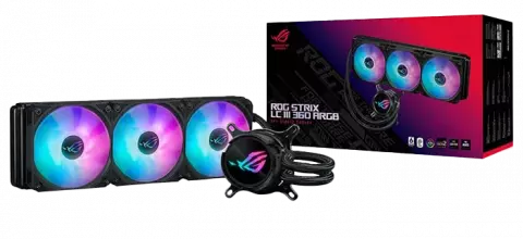 خنک کننده پردازنده ASUS مدل ROG STRIX LC III 360 ARGB LCD