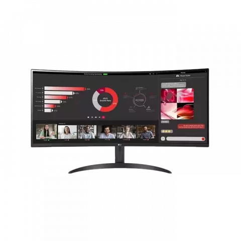 مانیتور منحنی 34 اینچ LG مدل 34WR50QC-B