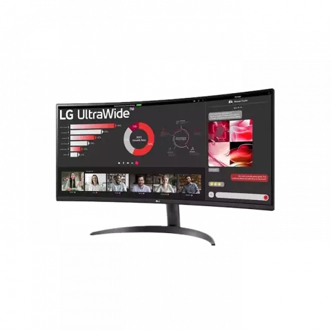مانیتور منحنی 34 اینچ LG مدل 34WR50QC-B