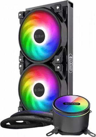 خنک کننده پردازنده PCCOOLER مدل GI-CX240 ARGB