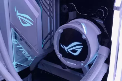 خنک کننده پردازنده ASUS مدل ROG Strix LC 360 RGB White Edition