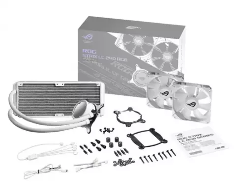 خنک کننده پردازنده ASUS مدل ROG Strix LC 240 RGB White Edition