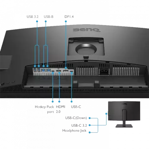 مانیتور 27 اینچ BenQ مدل PD2705U
