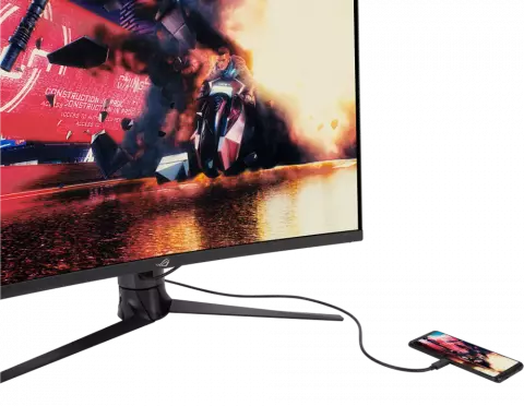 مانیتور گیمینگ منحنی 31.5 اینچ Asus مدل ROG STRIX XG32VC