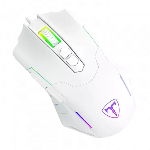 موس سیمی گیمینگ T-DAGGER مدل Brigadier T-TGM206W RGB