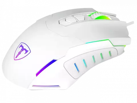 موس سیمی گیمینگ T-DAGGER مدل Brigadier T-TGM206W RGB