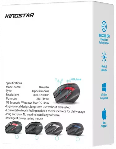 موس بی سیم KINGSTAR مدل KM620W