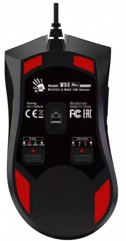 موس سیمی گیمینگ A4TECH مدل Bloody W90 Pro RGB
