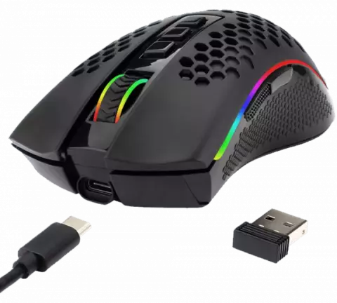 موس بی سیم گیمینگ Redragon مدل Storm Pro M808-KS