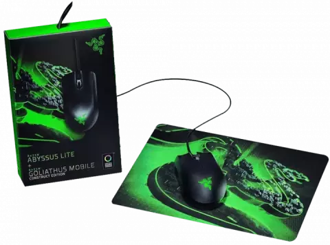 باندل گیمینگ موس و پد موس RAZER مدل ABYSSUS LITE + GOLIATHUS MOBILE