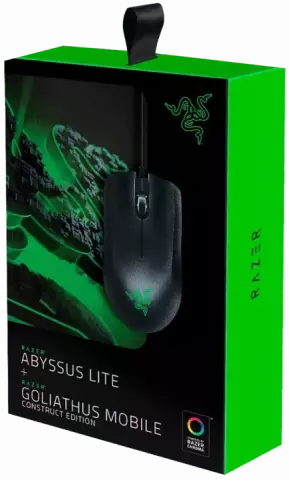 باندل گیمینگ موس و پد موس RAZER مدل ABYSSUS LITE + GOLIATHUS MOBILE