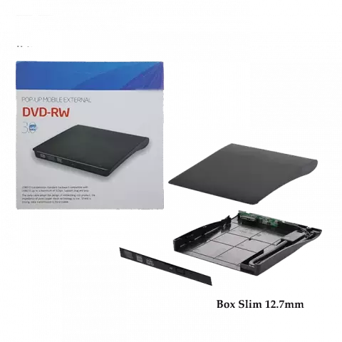 باکس تبدیل DVD رایتر USB3.0 اینترنال به اکسترنال Slim